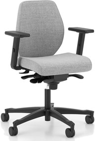 Obrotowe krzesło do biura Bjarg Swivel Chair LB UPH niskie oparcie