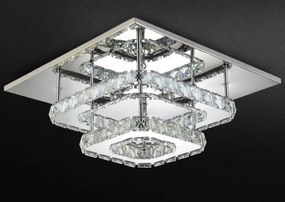 Lampa Sufitowa Kryształowa Plafon LED 24W APP410-C Neutralna