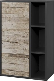 Półka ścienna dąb czarny/piaskowy 50.1x28.3x78.4 berno