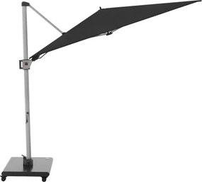 HYPERION 330 x 240 PRESTIGE - luksusowy huśtawkowy parasol ogrodowy z bocznym drążkiem : Kolor parasola - Czarny