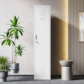 Szafka pracownicza metalowa szara: KACPER 1 Plus