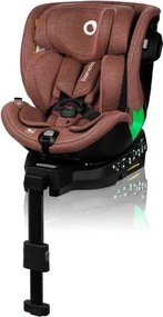 Lionelo - Fotelik samochodowy z obrotową bazą HARMONY i-Size 40-150 cm ceglasty