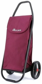 Rolser Torba na kółkach Com MF 8 Black Tube,bordowa