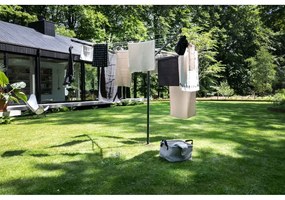 Antracytowa ogrodowa suszarka na pranie 50 m Topspinner – Brabantia
