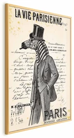 Plakat La Vie Parisienne 21x30 cm z ramą złotą bez marginesu ARTGEIST B