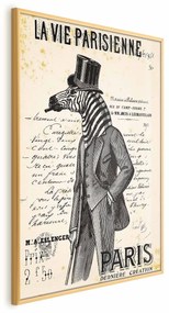 Plakat La Vie Parisienne 29,7x42 cm z ramą złotą bez marginesu ARTGEIST B