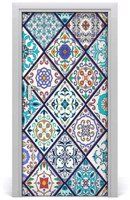Naklejka fototapeta na drzwi Ceramiczne płytki