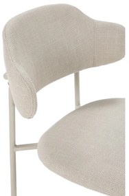 Kremowe krzesła zestaw 4 szt. Adriel – Marckeric