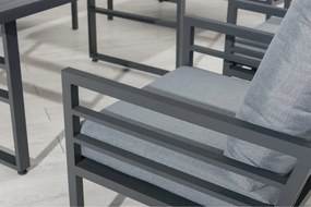 Doppler MANHATTAN - aluminiowe krzesło ogrodowe - Towar rozpakowany (N582)