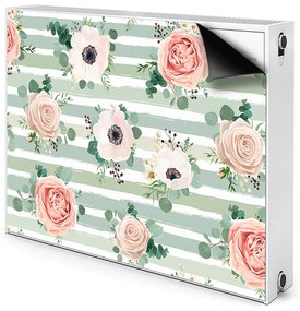 Magnes dekoracjny na kaloryfer Pasiaste róże