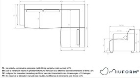 Jasnozielony narożnik (prawostronny) Flex Felix – Miuform