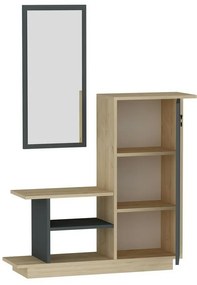 Zestaw do przedpokoju Asia Oak and Anthracite