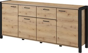 Komoda ATTIVO 213 cm do Salonu Sypialni Dąb