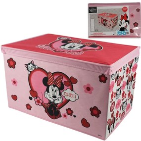 Pudełko do przechowywania zabawek MINNIE MOUSE 55x37 cm różowy