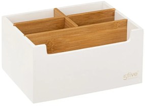 Biały organizer z 5 przegródkami NATUREO