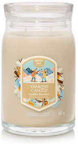 Yankee Candle Duża świeca zapachowa Signature Vanilla Flurries, 567 g, L