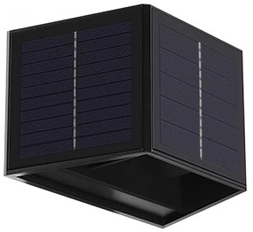 LED Kinkiet solarny CUBUS 2xLED/1,5W/3,7V IP54