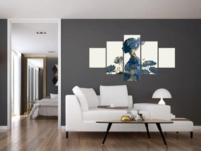 Obraz - Marmurowy profil kobiety (125x70 cm)