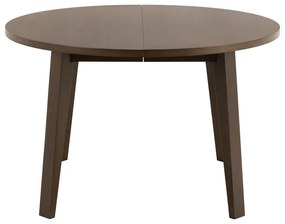 Okrągły rozkładany stół z dodatkowym blatem w dekorze dębu ø 120 cm A-Line – Actona