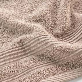 Jasnobrązowy bawełniany ręcznik frotte 30x50 cm Tendresse – douceur d'intérieur