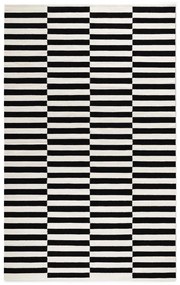 Czarno-biały wełniany dywan dwustronny tkany ręcznie 200x300 cm Donna – Hanse Home