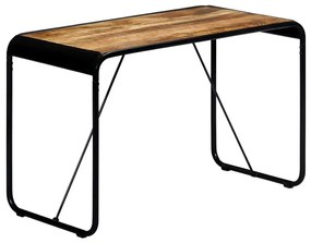 Stół jadalniany loft lite drewno brązowy - Trefl 2X