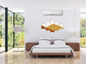 Obraz - Góry akwarelowe N⁰1 (125x70 cm)