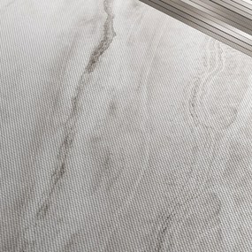 Obraz - Marmur ze srebrnymi liniami (170x50 cm)