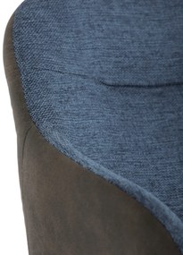 Zestaw krzeseł obiadowych z mechanizmem powrotnymDCH-Y1143 BLUE2, 2 szt.