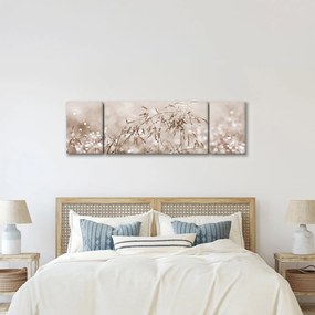 Obraz - Łąka w odcieniach brązu (170x50 cm)