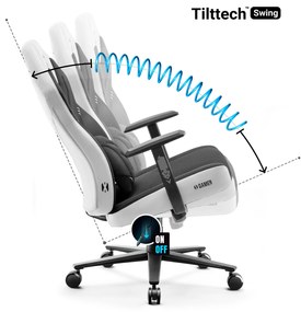Fotel gamingowy Diablo X-Gamer 2.0 Normal Size, Snow White