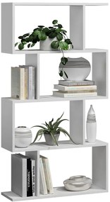 Biały nowoczesny regał do salonu H0-R97