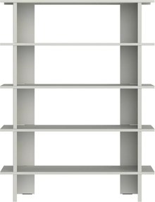 Jasnoszary metalowy regał 120x156x37 cm Hes – noo.ma