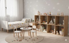 Komorowy regał na zabawki dąb artisan D8-M69