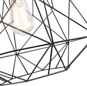 Inteligentna lampa wisząca w stylu industrialnym czarna w komplecie z wifi ST64 - Framework Basic