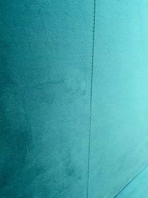 (Wyprzedaż) Wygodny narożnik Tauro z pikowanym oparciem i siedziskiem, tkanina Magic Velvet 2220