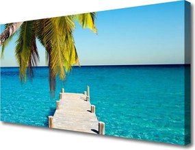 Obraz drukowany na płótnie Most Wiszący nad Zatoką