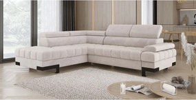 Narożnik SELVA L z funkcją spania i pojemnikiem Lewostronny w tkaninie SALVADOR 05 WERSAL