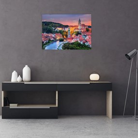 Obraz na szkle - Český Krumlov (70x50 cm)