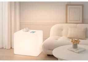Stół z oświetleniem LED, 48 x 120 x 66 cm