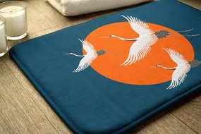 Antypoślizgowy dywanik łazienkowy Antypoślizgowy dywanik łazienkowy Japoński Żuraw