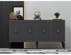 Szafka Midas Anthracite and Gold