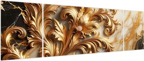 Obraz - Marmur ze złotem (170x50 cm)