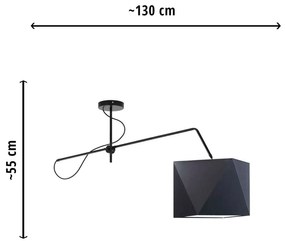 Lampa wisząca z regulowanym stelażem EX237-Buffales - 18 kolorów do wyboru