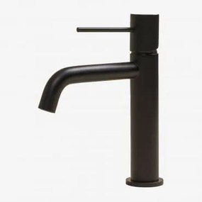 Bateria Umywalkowa Z Mosiądzu Orveta Czarny Matowy & ↑20 Cm - Sklum