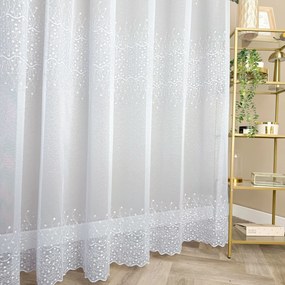 Firana haftowana Rita na markizecie delikatne zdobienie wys. 270 cm