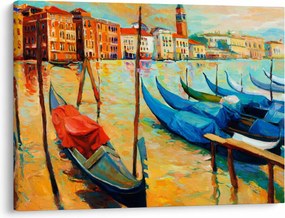 Obraz - Port w Wenecji (70x50 cm)