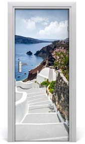 Fototapeta samoprzylepna na drzwi Santorini Grecja