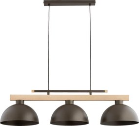 Žyrandol na lince VERTA 3xE27/15W/230V brązowo-beżowy
