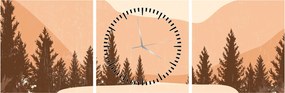 Obraz - Vintage van N⁰2 (z zegarem) (90x30 cm)